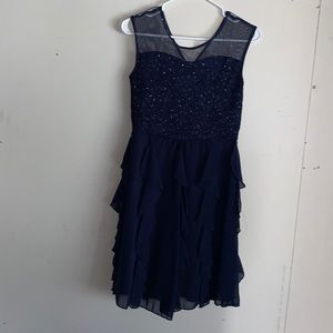 Navy blue dress